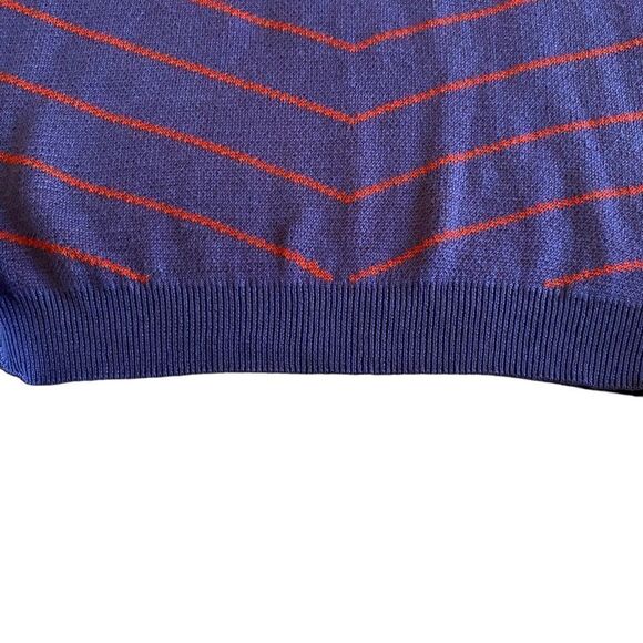 NWOT White Modcoth Chevron Pattern Cap Sleeve Sweater - Picture 5 of 13